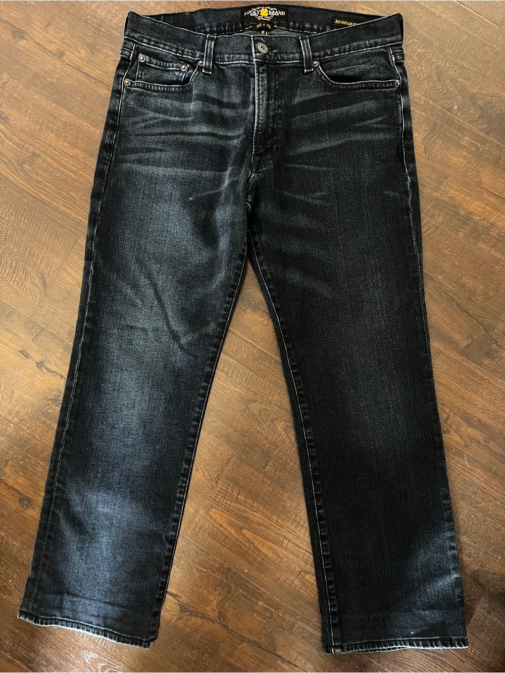 Lucky Brand Black Vintage Straight Men's Jeans